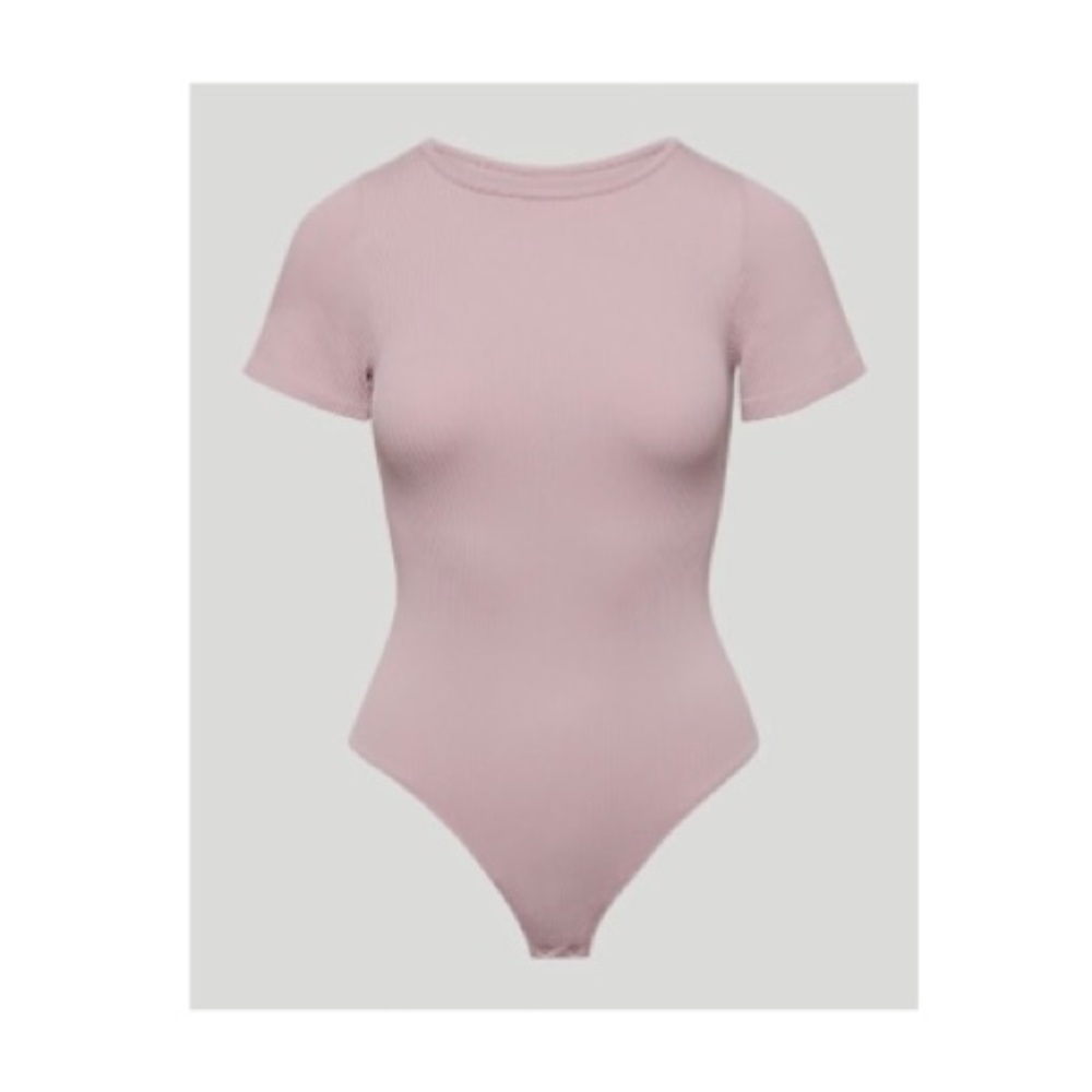 Aritzia The Group by Babaton SEAMLESS TEE BODYSUIT Hazy Lilac XS